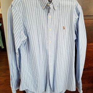 Ralph Lauren Large Custom Fit Striped Dress shirt